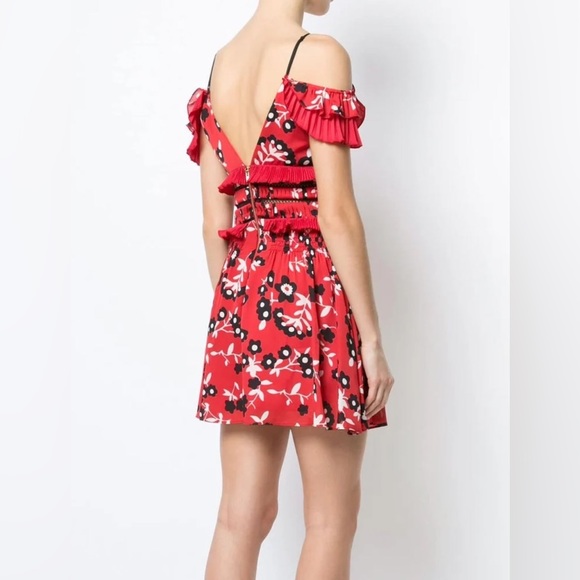 SELF PORTRAIT RED DRESS - Picture 5 of 5